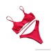 DaiLiWei Womens Strappy Swimsuit Sexy Cheeky Bathing Suit Padded Swimwear Brazilian Thong Bikini Set Red B07K658VMZ